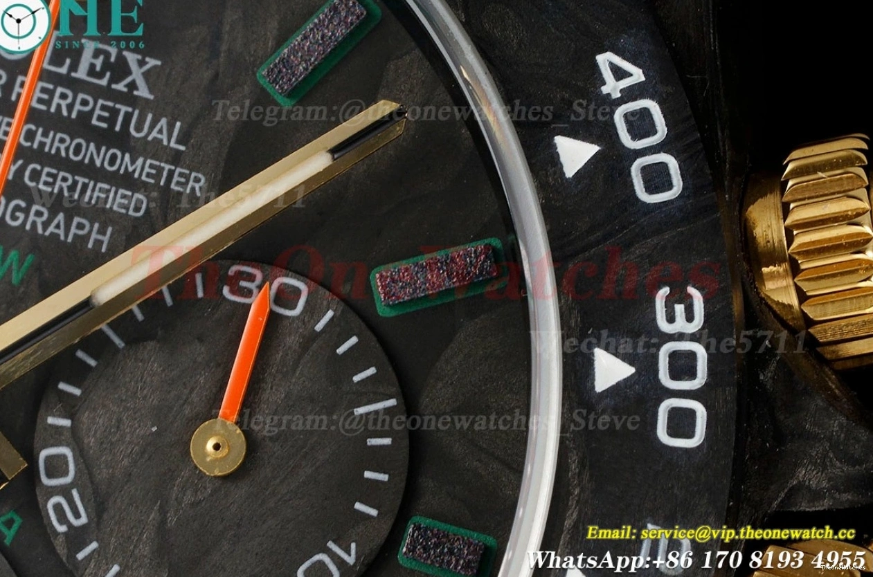 Black NY Daytona Diw Carbon Black 40mm DD4130 N6F 0410